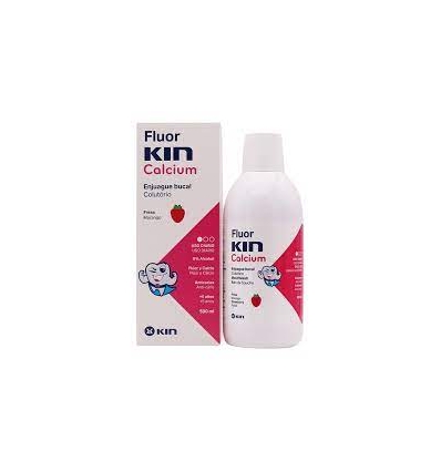 Fluor kin Calcium Enjuague Bucal 500 ml 